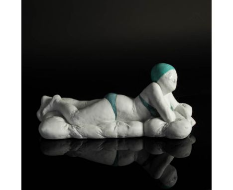 Skulptur MENORCA grün , Christa Baumgärtel (1947-) Limitiert: Stück 11 von 12 Original Zertifikat inkl. PROVENIENZ: Limitiert