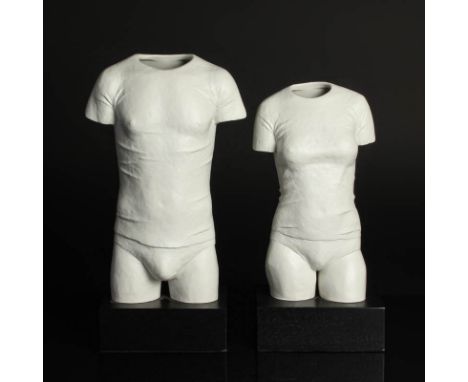 Skulptur T-SHIRT TORSO MÄNNLICH/WEIBLICHPeter Großbach (1934-1988) Limitiert: Stück 23 von 50 Original Zertifikat inkl. PROVE