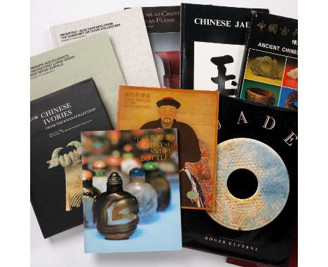 Collection of reference books and cataloguesmostly on jade, to include Ancient Chinese Jade 100 Jade Objects by the National 