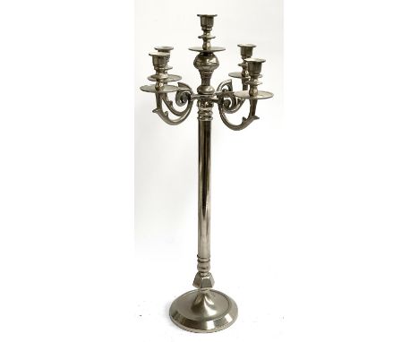 A five arm candelabra, 75cmH 