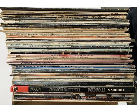 A mixed lot of vinyl LPs to include AC/DC, Bob Dylan, Spandau Ballet, Bessie Smith, Queen, Status Quo, George Benson, Rod Ste