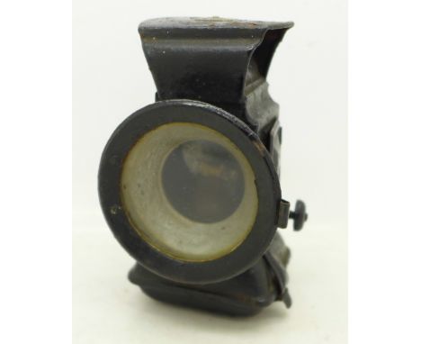An early 20th Century Powell &amp; Hanmer 'The Winner' bicycle light