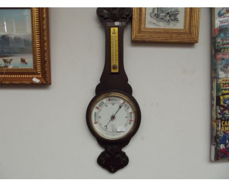 Banjo barometer/thermometer