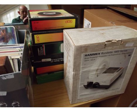 Hanimex projector with reels