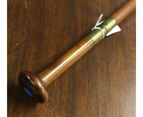 A swordstick marked 'Madeira Hittadu 1969'. Est. £20 - £30.