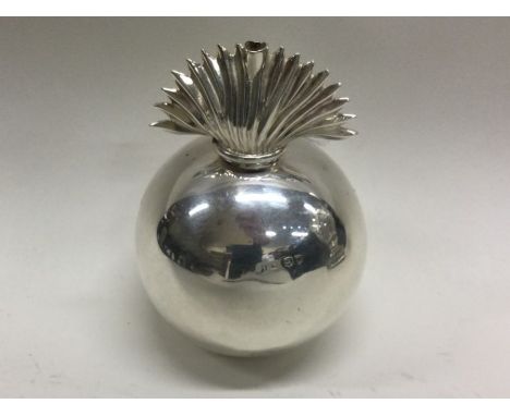 A late Victorian novelty silver lighter. London circa 1895. Approx. 153 grams. Est. £200 - £300.