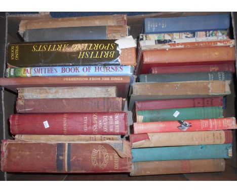HUNTING &amp; EQUESTRIAN BOOKS. 1 box. Est. £20 - £30.