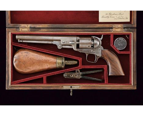 Sold at Auction: GEORGE BELL, GLASGOW, A CASED 15-BORE PERCUSSION  SPORTING-GUN, no visible serial number