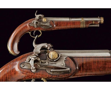 dating: Mid 19th Century provenance: Naples, Smooth, two-stage, 17 mm cal. barrel, first octagonal then round divided by a ri