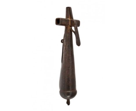 dating: First half of the 17th Century provenance: Europe, Iron body shaped as a truncated cone. Upper fuse with iron closure