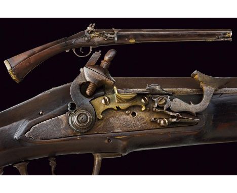 dating: circa 1700 provenance: Tuscany, Smooth, two-stage, 22 mm (!) cal barrel, octagonal at the first part and then round w