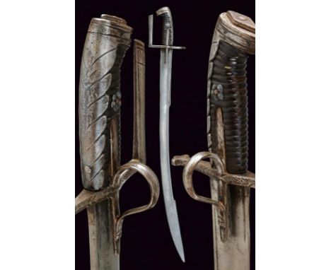 dating: 18th Century provenance: Poland, Wide, curved, single-and false-edged blade, slightly enlarged towards the weak, rais