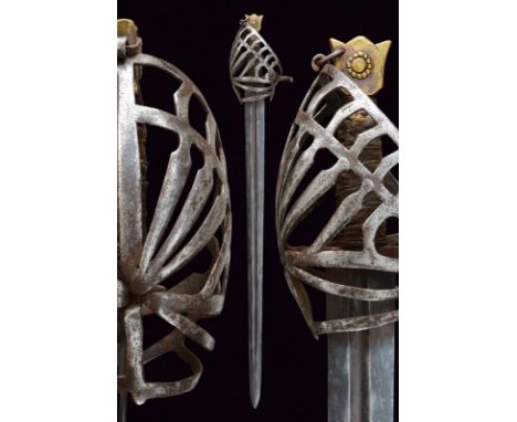 dating: 18th/19th Century provenance: Venice, Large, double-edged blade of later period, with central groove, the base with a