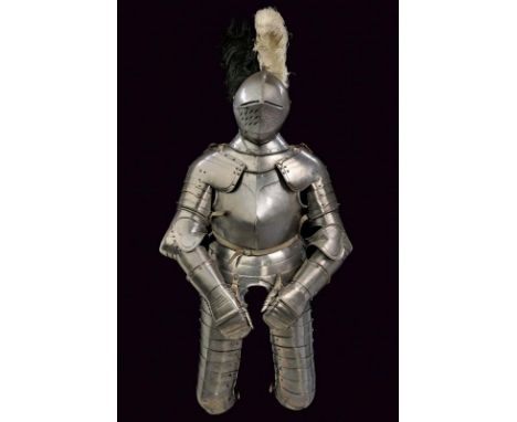 dating: Late 16th Century provenance: Europe, Close helmet, with skull in one piece and provided with low comb with twisted b
