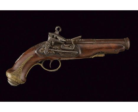 dating: circa 1800 provenance: Naples, Smooth, two-stage, 18 mm cal. barrel, octagonal at the first part with not clearly leg