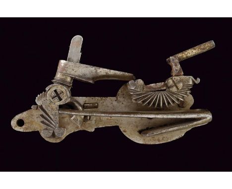 dating: First half of the 18th Century provenance: Ripoll, Flat plate, strongly curved on the lower side. Rein with typical c