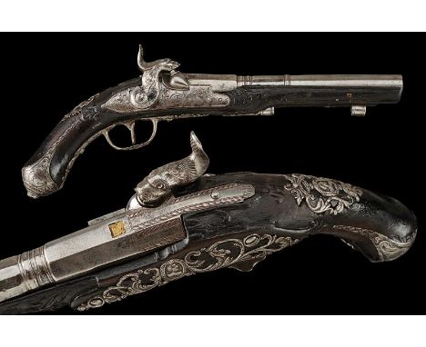 dating: Second half of the 18th Century provenance: Tuscany, Fine, smoothbore, three-stage, 13 mm cal. barrel, octagonal at t