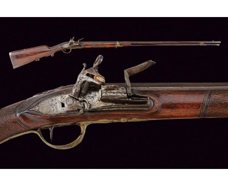 dating: 18th Century provenance: Central Italy, Smooth, two-stage 15 mm cal. barrel at the nozzle, octagonal at the first seg