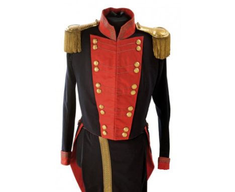 dating: second quarter of the 19th Century provenance: Grand Duchy of Tuscany, Service dress uniform. Dark blue wool tailcoat