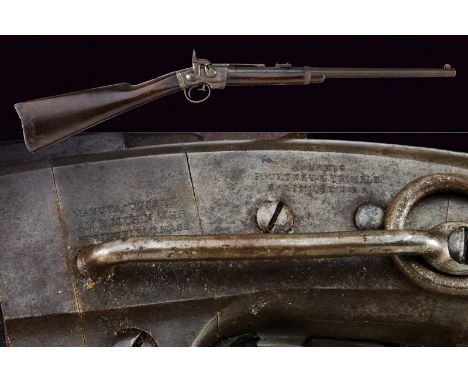 dating: 1861 - 1865 provenance: USA, Rifled, two-stage, 50 cal. barrel (clean bore, visible groove), octagonal with rear sigh