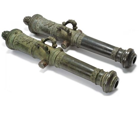 dating: about 1780 provenance: Dalmatia, Heavy, two stage barrel, the first part with coat of arms of Dalmatia under crown fr