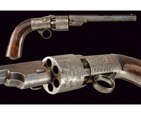 dating: about 1855 provenance: Belgium, Rifled, octagonal barrel, with foresight and 50% of its original finishing, with mark