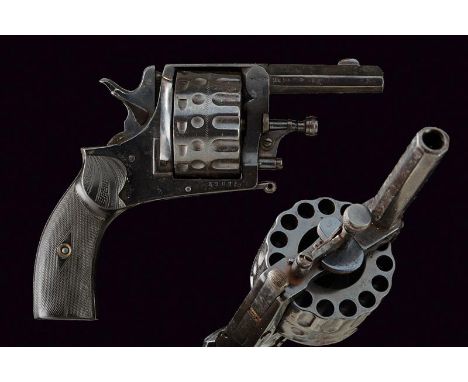 dating: circa 1880 - 1890 provenance: France, Octagonal, 6.35 cal. barrel, with foresight, marked 'A' under star and 'R' unde