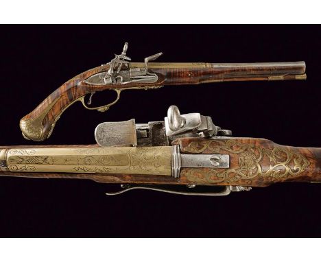 dating: late 18th Century provenance: Central Italy, Smooth, two-stage, 10 mm cal. barrel, octagonal at the first part and br