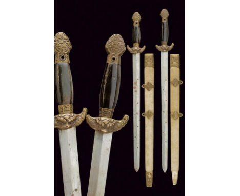 dating: circa 1880 - 1890 provenance: China, Straight, double-edged blades, ribbed at the center, featuring the seven Taoist 