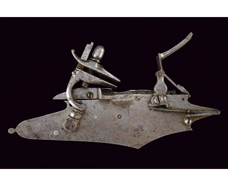 dating: 1620 - 1640 provenance: Northern Italy, With wide, flat plate, cusped at the border, with rolled-up and lobed tang. H