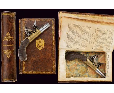 dating: first quarter of the 19th Century provenance: London, Round, smoothbore, turn-off, 12 mm cal. barrel, with finely eng
