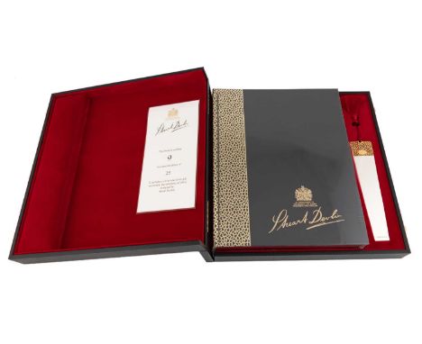 By Stuart Devlin, a modern parcel-gilt silver bookmark, London 2018, number 9 of an edition of 25, tapering rectangular form,
