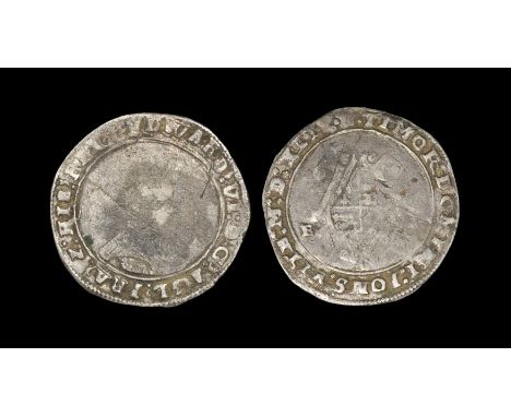 Dated 1549 AD. Second issue. Obv: profile bust with EDWARD VI D G AGL FRA Z HIB REX legend and 't' mintmark for Canterbury. R