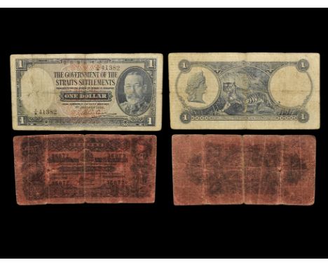  1916 and 1935 AD. Dated 10 July 1916, serial number F/12 36072. Obv: black on dark red paper; with manuscript 'FORGERY' anno