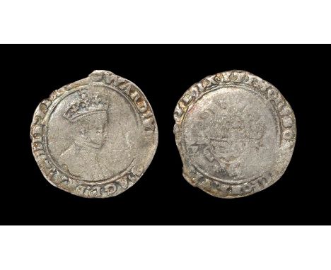 Dated 1549 AD. Second issue. Obv: profile bust with EDWARD VI D G AGL FRAN Z HIB REX legend and 'Y' mintmark for Southwark. R