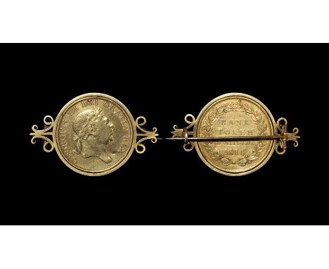  Dated 1814 AD. Obv: profile bust with GEORGIUS III DEI GRATIA REX legend. Rev: with BANK / TOKEN / 3 SHILL legend in three l