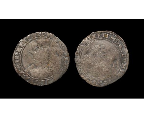 Dated 1549 AD. Second issue. Obv: profile bust with EDWARD VI D G AGL FRA Z HIB REX legend and 't' mintmark for Canterbury. R