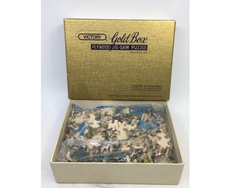 A Victory 'Gold Box' plywood jig-saw puzzle of Pride Of Wales (Welsh Costume)
