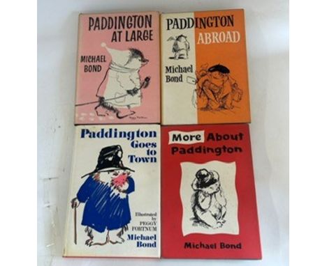 Children's book interest Paddington interest four Paddington hardbook books to include first edits   further images added