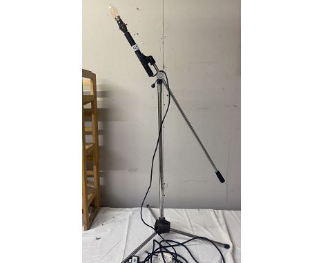 An upcycled Microphone Lamp (Donated by Upcycled Innovations)