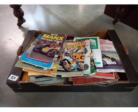 A good selection of vintage motorcycle racing programmes including Manx Grand Prix, Brands Hatch Classic etc