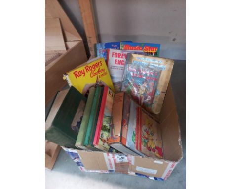 A quantity of vintage children's books