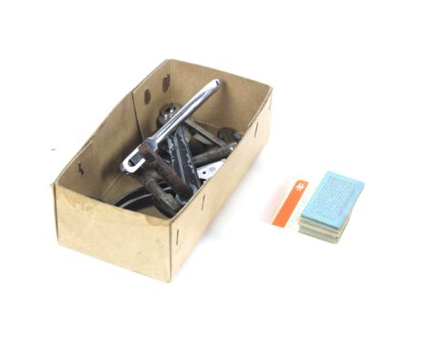 A quantity of railway ticket punches, vintage railway tickets etc.