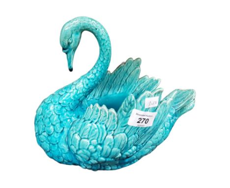 BURMANTOFTS FAIENCE SWAN 