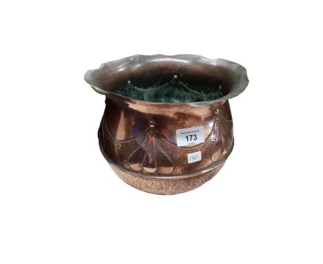 ATRS AND CRAFTS COPPER PLANTER 