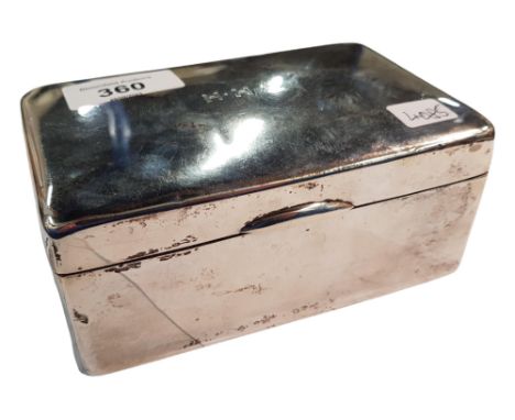 ANTIQUE SILVER TRINKET BOX 