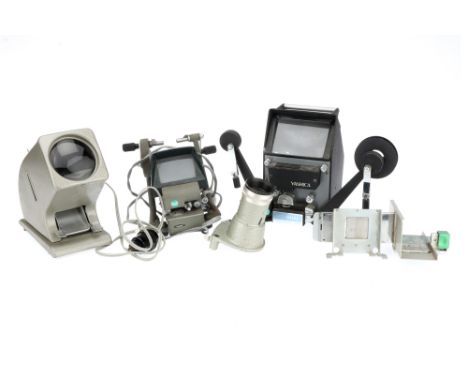 A Box of Cine Film &amp; Film Related Devices, to include a projector, &amp; two cine film viewers, A/F,
