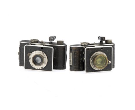 Two Foth Derby Folding Cameras, both bodies G, shutters working, optics G, some haze &amp; light fungus present, both with ca