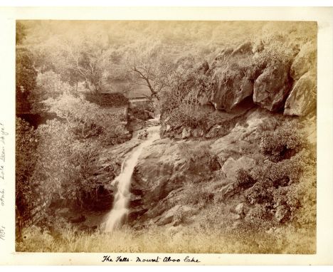 LALA DEEN DAYAL (1844-1905)(att), Photographs of India c.1880, landscape photographs, five whole plate albumen prints of Moun