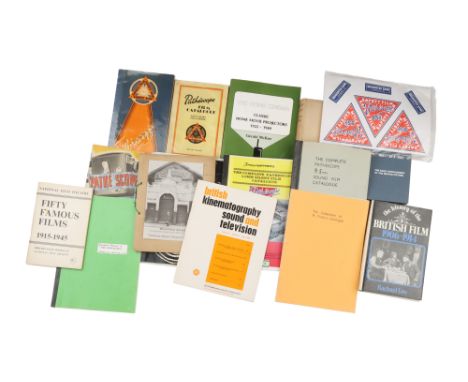 A Selection of Cinema Books, including 'The Early Development of the MOtion Picture', Pathe Camera &amp; Projector Parts Cata